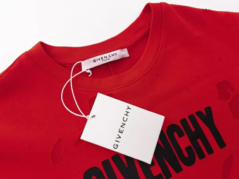 givenchy t-shirt manches courtes pour unisexe s_1237264:givenchy t-shirt Holes style2